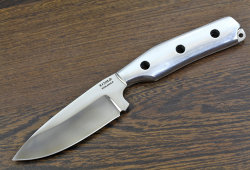 Цельнометаллический нож разделочный - сталь Х12МФ