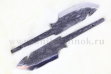 Клинок для ножа сталь 9ХС 0010 - Кованый вручную клинки из стали 9хс с бритвенной заточкой