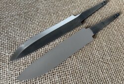 Клинок ножа Makiri Maguro AUS8 сталь 34