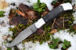 Складной нож - дамасская сталь - Большой складной нож из дамасской стали с замком клинка