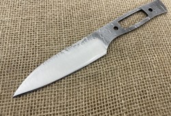 Клинок ножа линза кованая у10а сталь 4