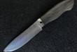 Нож из дамасской ламинатной стали с никелем - кап вяза - Нож из дамасской ламинатной стали с никелем - кап вяза