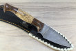 Нож охотника разделочный - дамасская сталь - Нож охотника разделочный - дамасская сталь