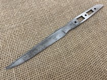 Кованый клинок ножа из алмазки 8