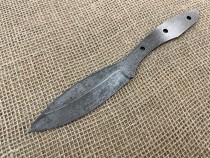 Кованый клинок ножа из алмазки 107