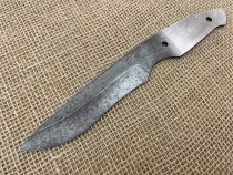 Кованый клинок ножа из алмазки 114