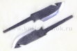 Клинок для ножа сталь 9ХС 0010 - Бритвенная заточка клинка из 9хс стали