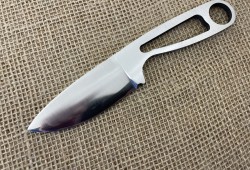 Клинок для ножа спуски линза конвекс 116