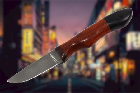 Разделочный булатный нож Скинер 8