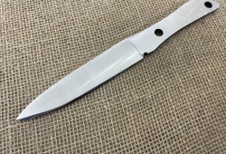Клинок для ножа спуски линза конвекс 118