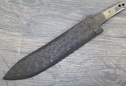 Клинок для ножа из ламинатной дамасской стали 61