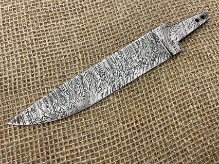 Клинок для ножа дамасский 117