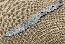 Клинок для ножа дамасский 31