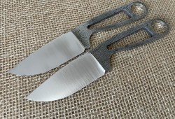 Клинок для ножа izula из стали PGK 69