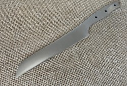 Клинок кухонного ножа Convex Grind - CPM S90V сталь - 41