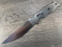 Клинок для ножа из кованой легированной стали, марки х12мф 1016