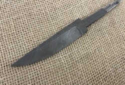 Клинок для ножа Финский дамасский 55
