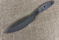 Клинок для ножа Канадский из легированной стали, марки D2 235