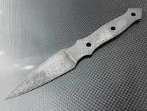 Кованый клинок ножа из алмазки 106