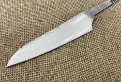 Клинок кухонного ножа линза кованая у10а сталь 1