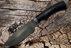 Нож охотничий - кованый булат
