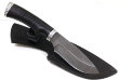 Нож охотничий - кованый булат - Нож с клинком из кованого булата