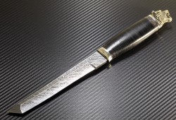 Нож танто дамасская сталь 1