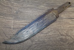 Клинок для ножа из мозаичной дамасской стали1
