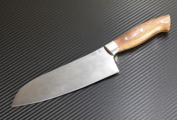 Кухонный нож - кованая Х12мф сталь.