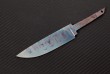 Клинок ножа из ламинатного дамаска с никелем 44 - Клинок ножа из ламинатного дамаска с никелем 44