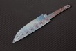 Клинок ножа из ламинатного дамаска с никелем 44 - Клинок ножа из ламинатного дамаска с никелем 44