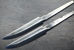Клинок Якутского ножа из стали 95х18 с кованым долом