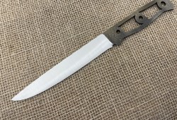 Клинок кухонного ножа линза convex кованая у10а сталь 9