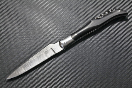 Складной нож дамасский с штопором