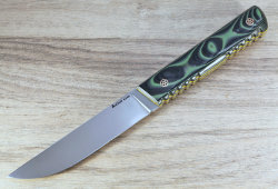 Цельнометаллический нож из стали k340